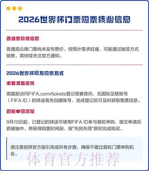 2026世界杯最安全可靠的购票平台推荐指南